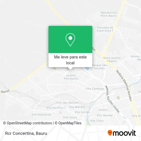 Rcr Concertina mapa