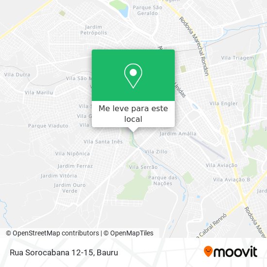 Rua Sorocabana 12-15 mapa