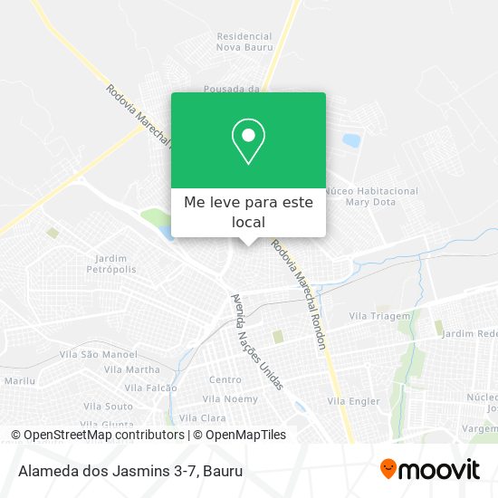 Alameda dos Jasmins 3-7 mapa