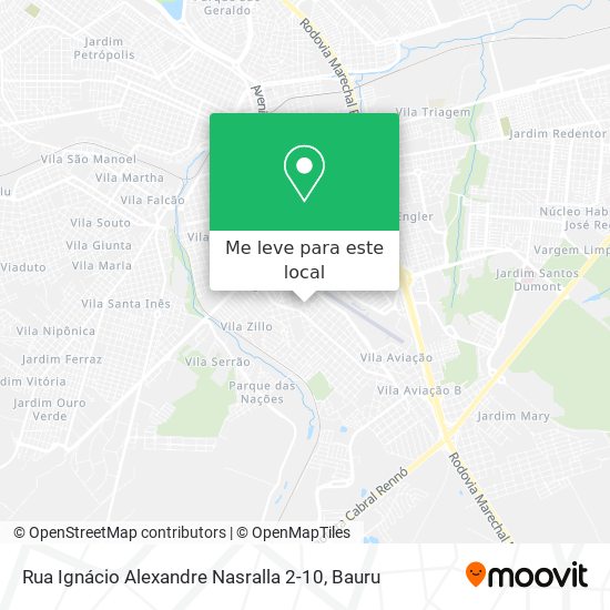Rua Ignácio Alexandre Nasralla 2-10 mapa