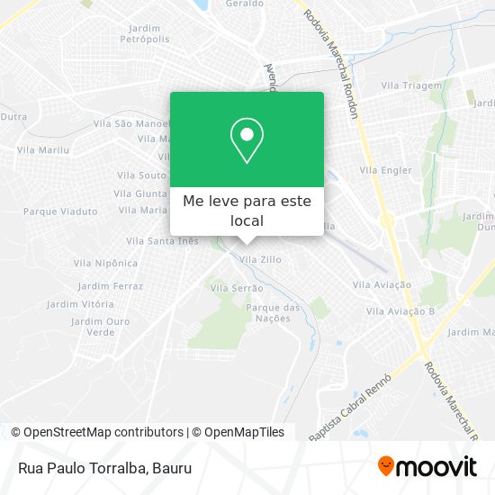 Rua Paulo Torralba mapa