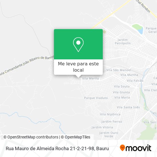 Rua Mauro de Almeida Rocha 21-2-21-98 mapa