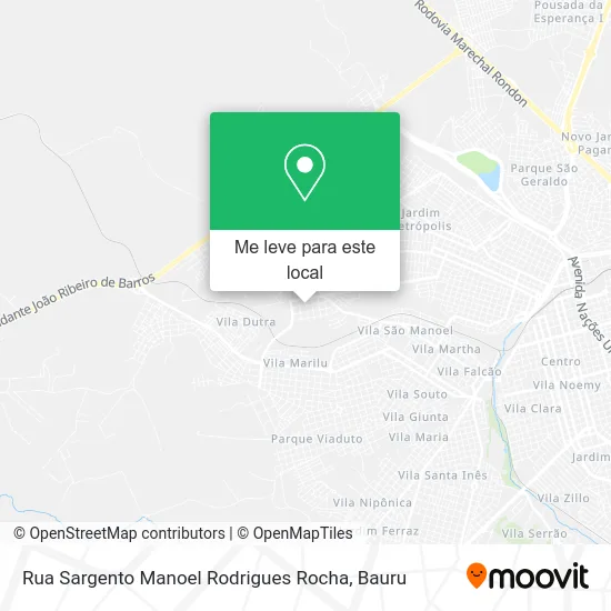 Rua Sargento Manoel Rodrigues Rocha mapa