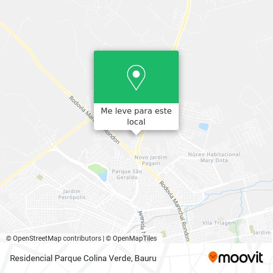 Residencial Parque Colina Verde mapa