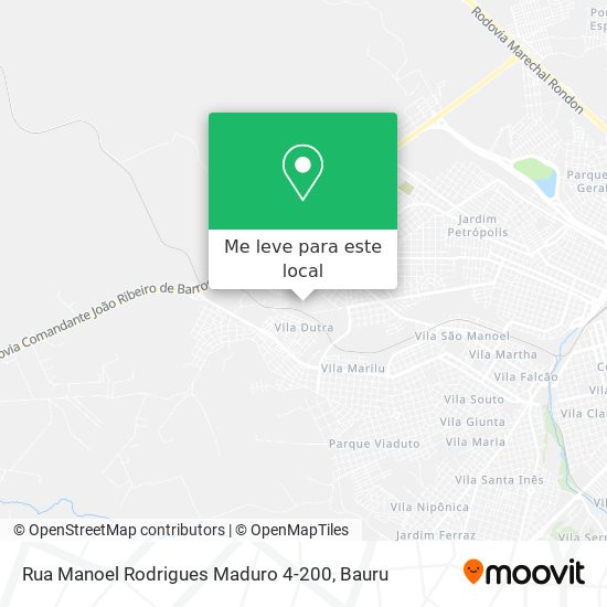 Rua Manoel Rodrigues Maduro 4-200 mapa