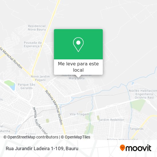 Rua Jurandir Ladeira 1-109 mapa