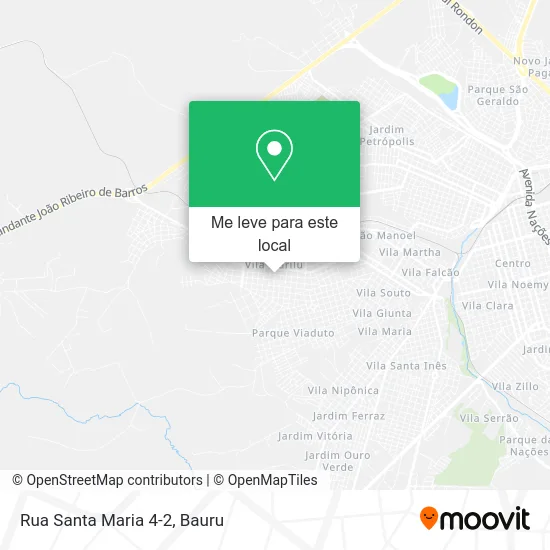 Rua Santa Maria 4-2 mapa