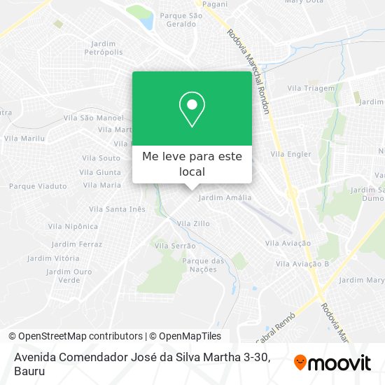 Avenida Comendador José da Silva Martha 3-30 mapa
