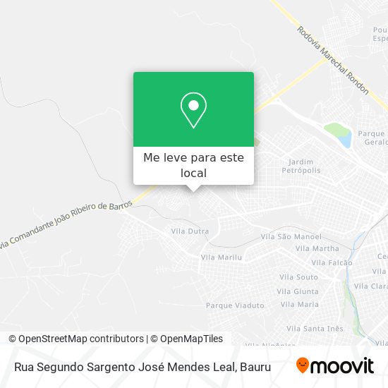 Rua Segundo Sargento José Mendes Leal mapa