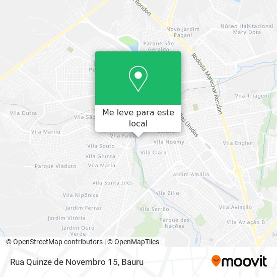 Rua Quinze de Novembro 15 mapa