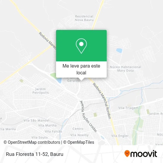 Rua Floresta 11-52 mapa