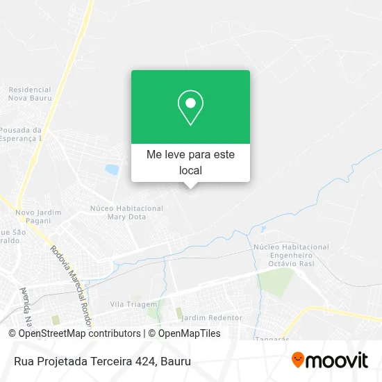 Rua Projetada Terceira 424 mapa