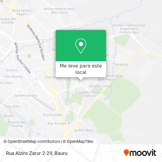 Rua Alziro Zarur 2-29 mapa