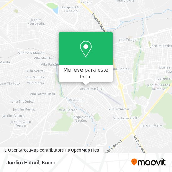 Jardim Estoril mapa