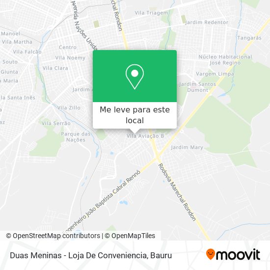 Duas Meninas - Loja De Conveniencia mapa