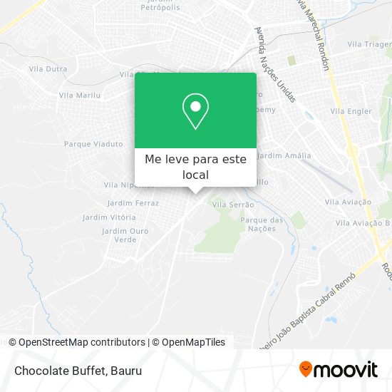 Chocolate Buffet mapa