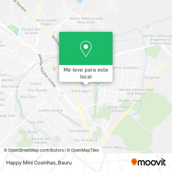Happy Mini Coxinhas mapa