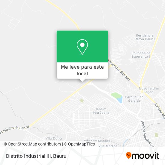 Distrito Industrial III mapa