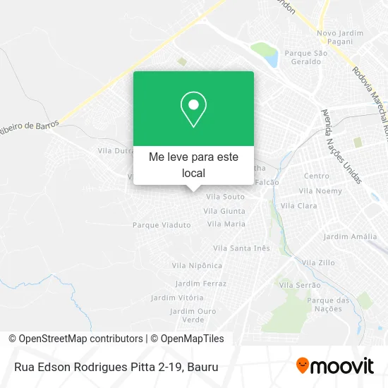 Rua Edson Rodrigues Pitta 2-19 mapa
