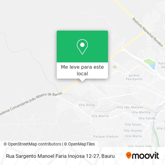 Rua Sargento Manoel Faria Inojosa 12-27 mapa