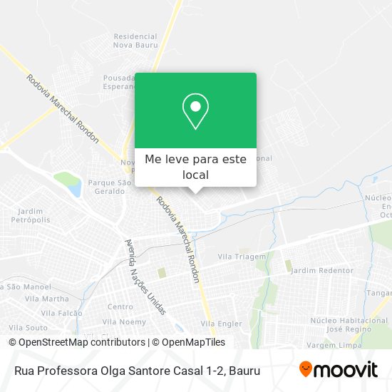 Rua Professora Olga Santore Casal 1-2 mapa