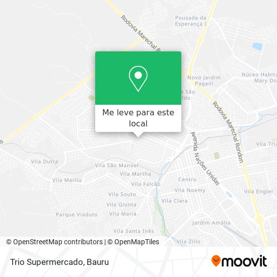Trio Supermercado mapa
