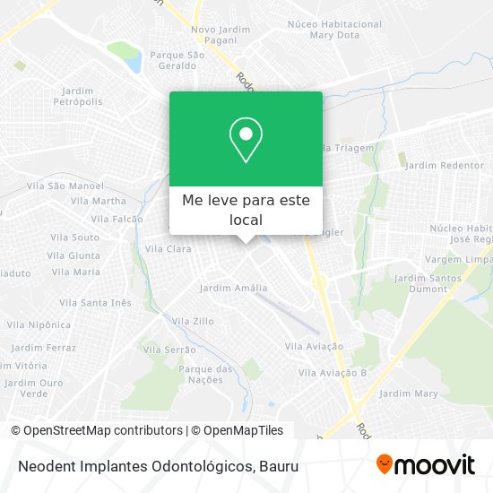 Neodent Implantes Odontológicos mapa