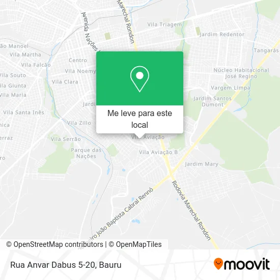 Rua Anvar Dabus 5-20 mapa