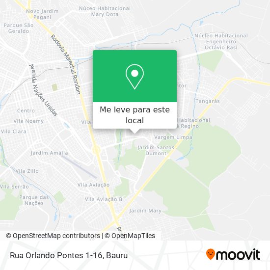 Rua Orlando Pontes 1-16 mapa