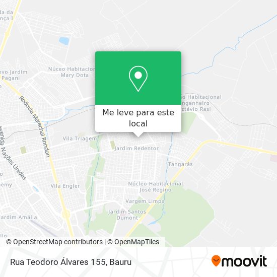 Rua Teodoro Álvares 155 mapa