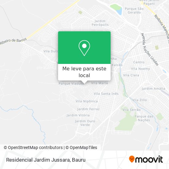 Residencial Jardim Jussara mapa