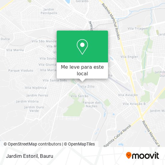 Jardim Estoril mapa