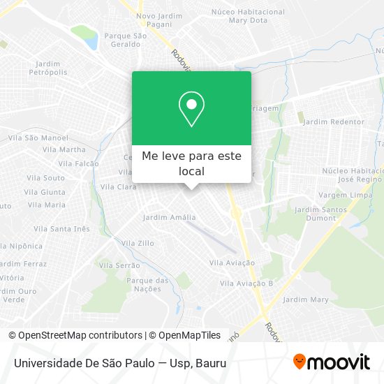 Universidade De São Paulo — Usp mapa