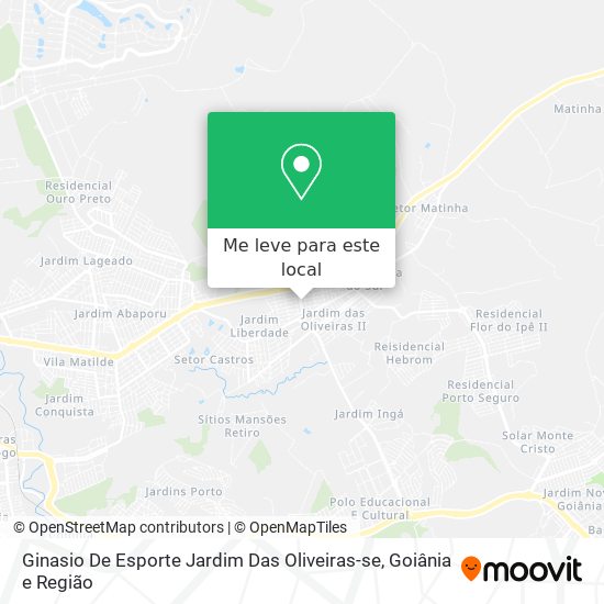 Ginasio De Esporte Jardim Das Oliveiras-se mapa