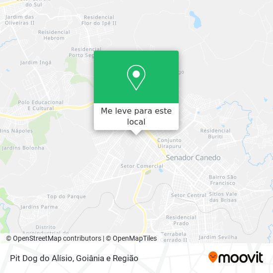 Pit Dog do Alísio mapa