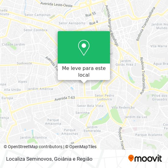 Localiza Seminovos mapa