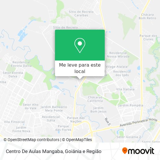 Centro De Aulas Mangaba mapa