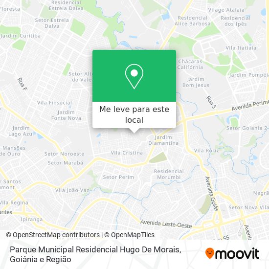 Parque Municipal Residencial Hugo De Morais mapa