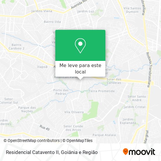 Residencial Catavento II mapa