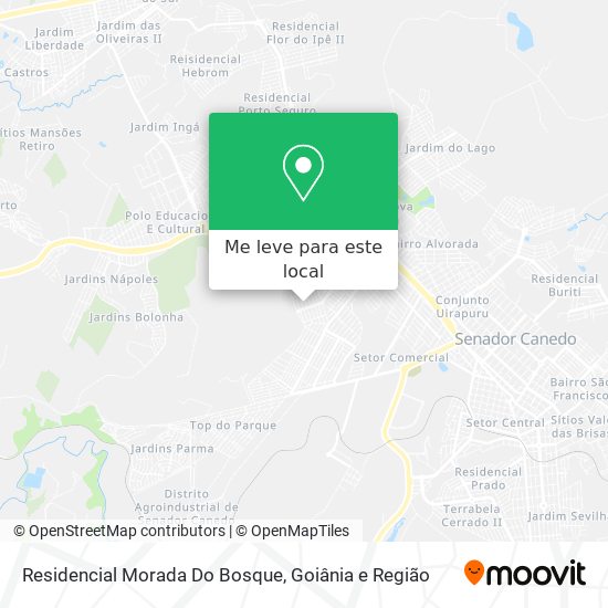 Residencial Morada Do Bosque mapa