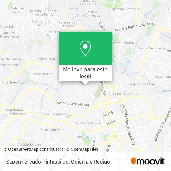 Supermercado Pintassilgo mapa