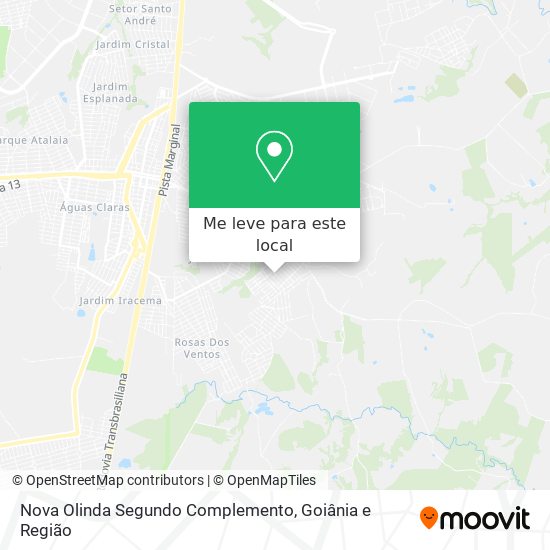 Nova Olinda Segundo Complemento mapa