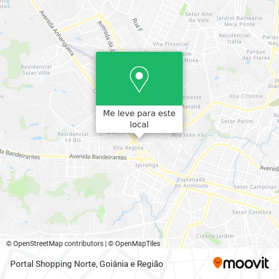 Portal Shopping Norte mapa
