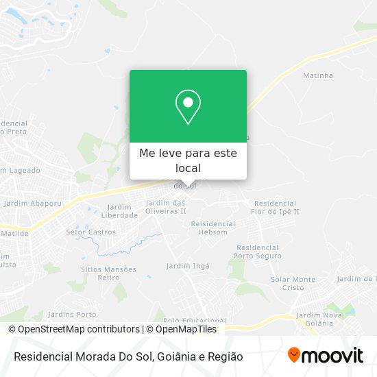 Residencial Morada Do Sol mapa