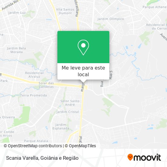 Scania Varella mapa