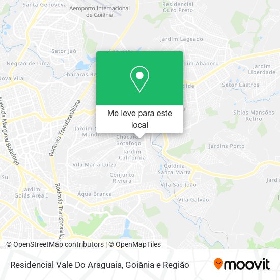 Residencial Vale Do Araguaia mapa