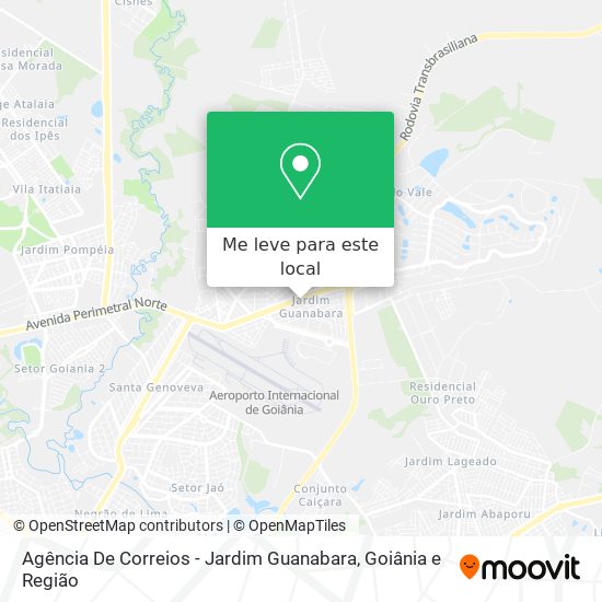 Agência De Correios - Jardim Guanabara mapa