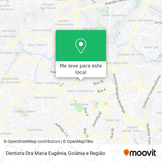 Dentista Dra Maria Eugênia mapa