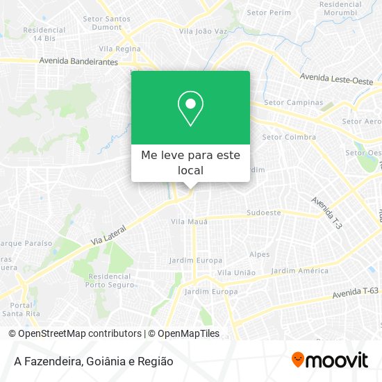 A Fazendeira mapa
