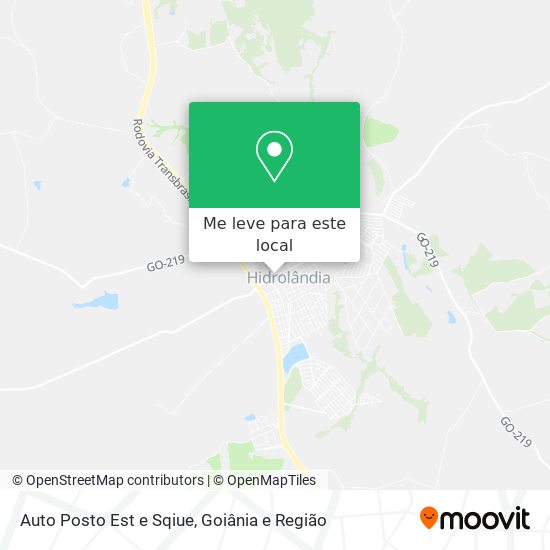 Auto Posto Est e Sqiue mapa